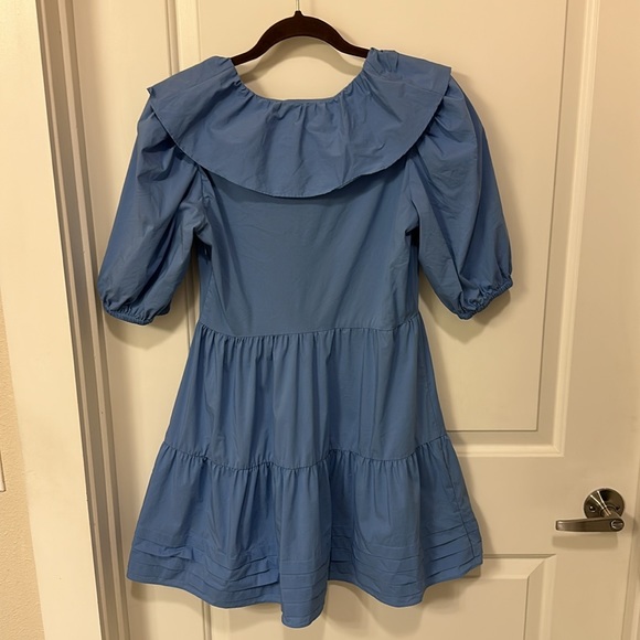 Saylor Zerina mini dress in morning glory blue size small 🦋🦋🦋 - Picture 8 of 10